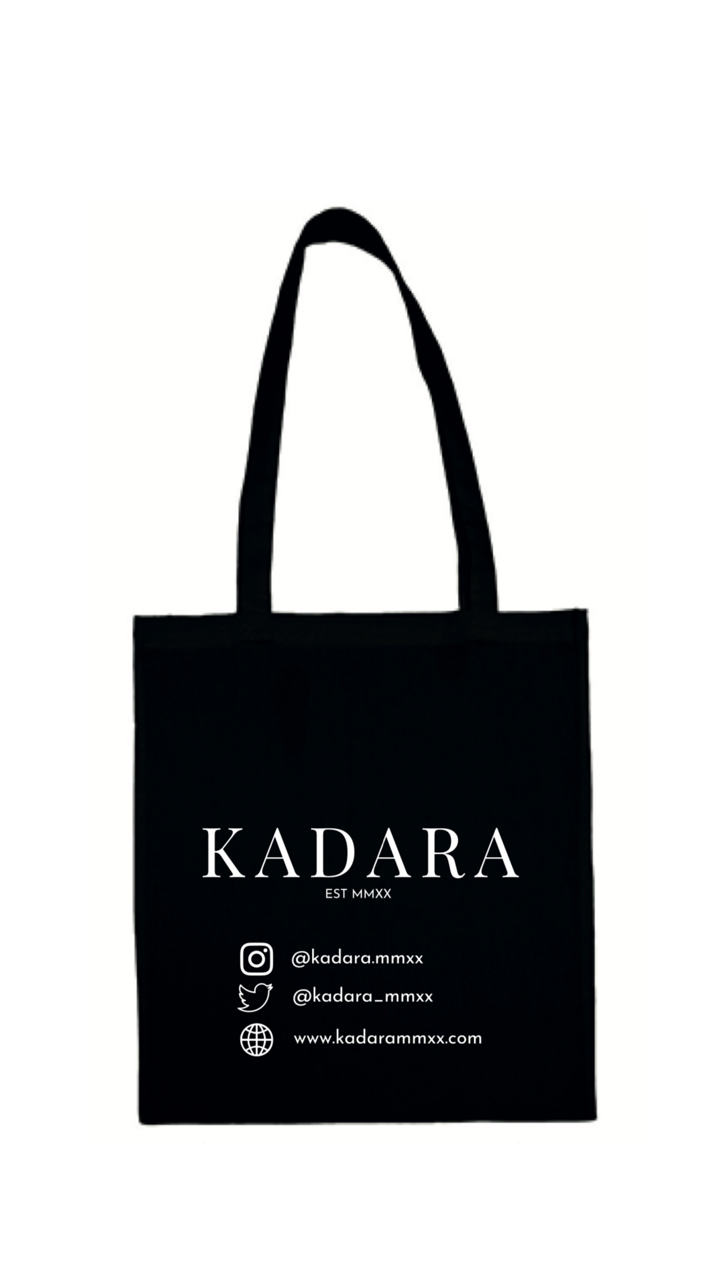 KÀDÀRÀ Organic Tote (Black)-iloveyourshades.myshopify.com