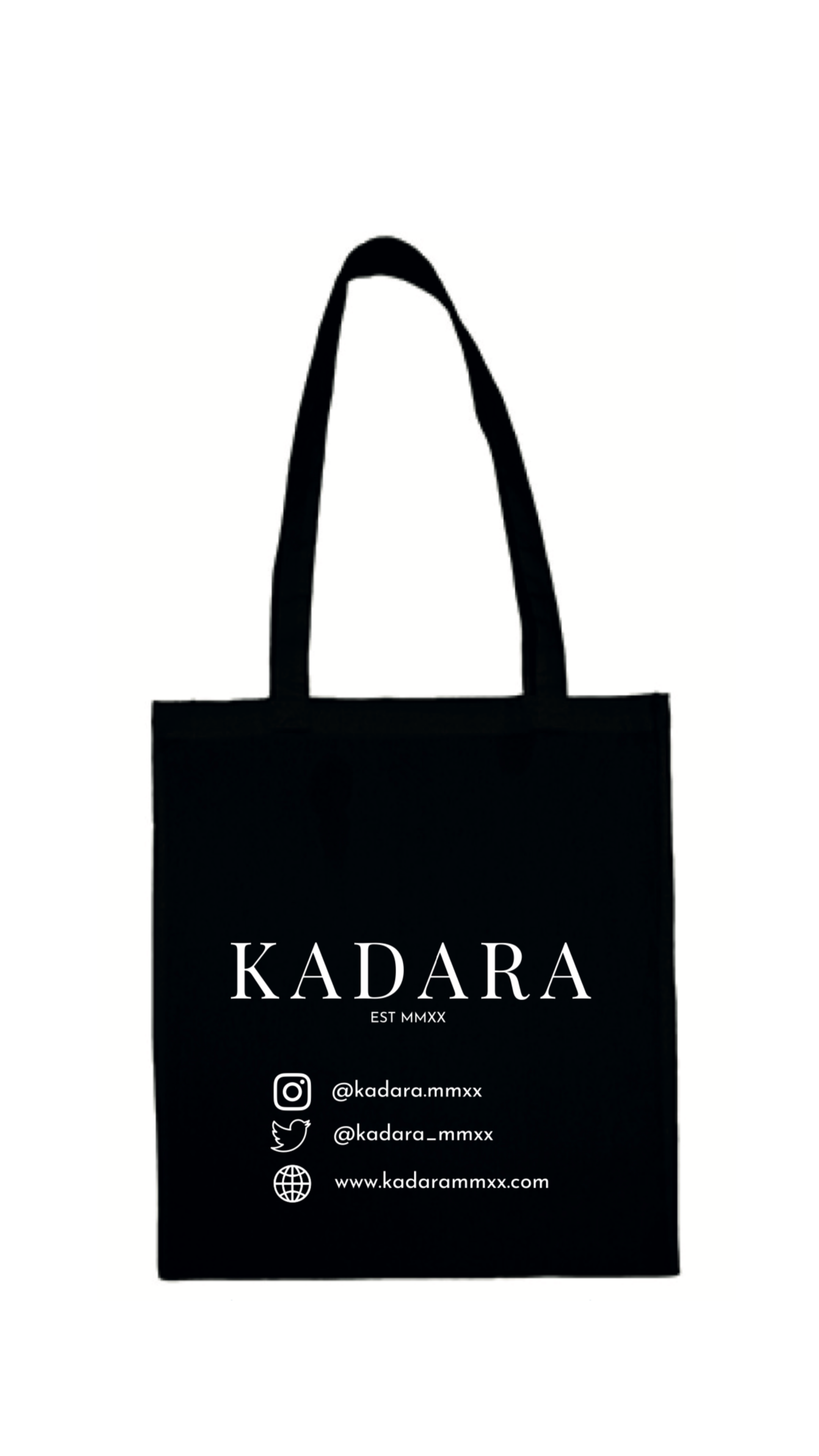 KÀDÀRÀ Organic Tote (Black)-iloveyourshades.myshopify.com